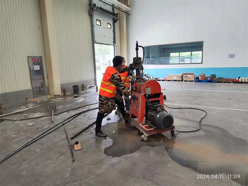 贵州厂房地面下沉塌陷注浆加固施工